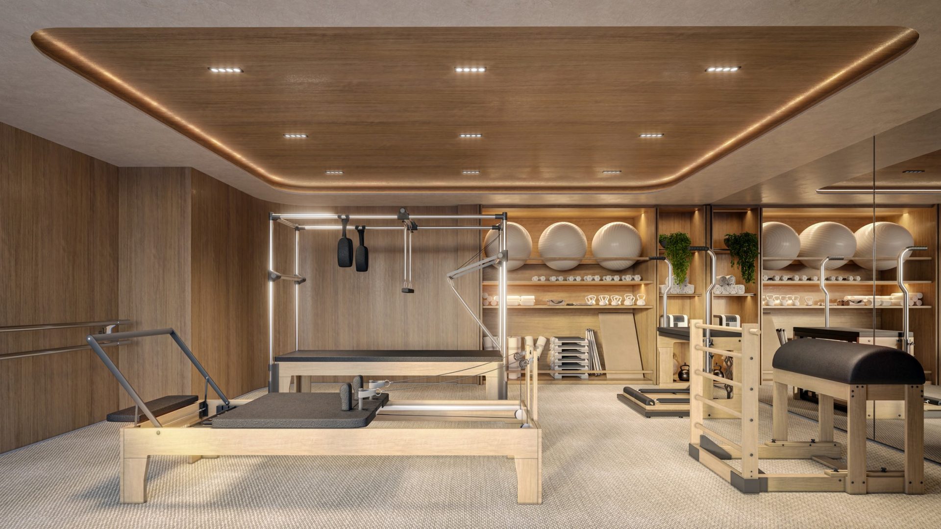 ILUSTRAÇÃO ARTÍSTICA SALA DE PILATES