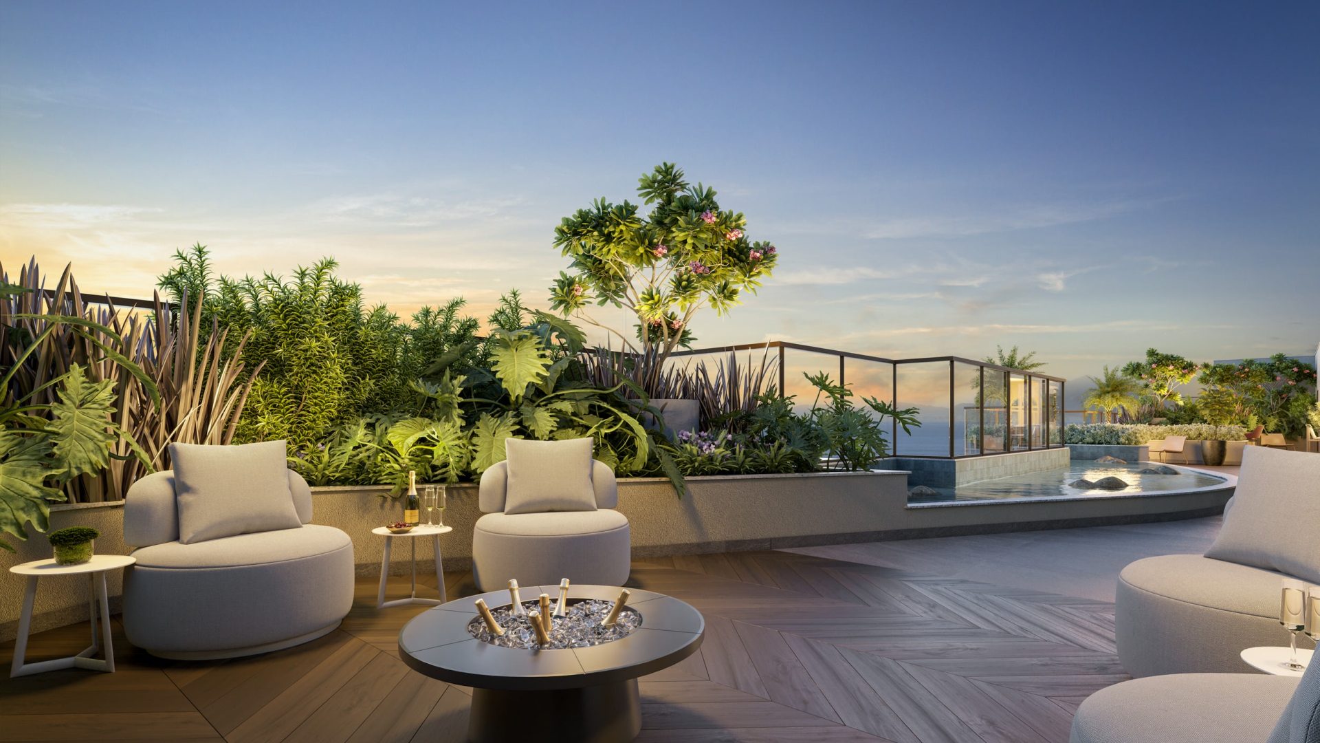 ILUSTRAÇÃO ARTÍSTICA SKY LOUNGE