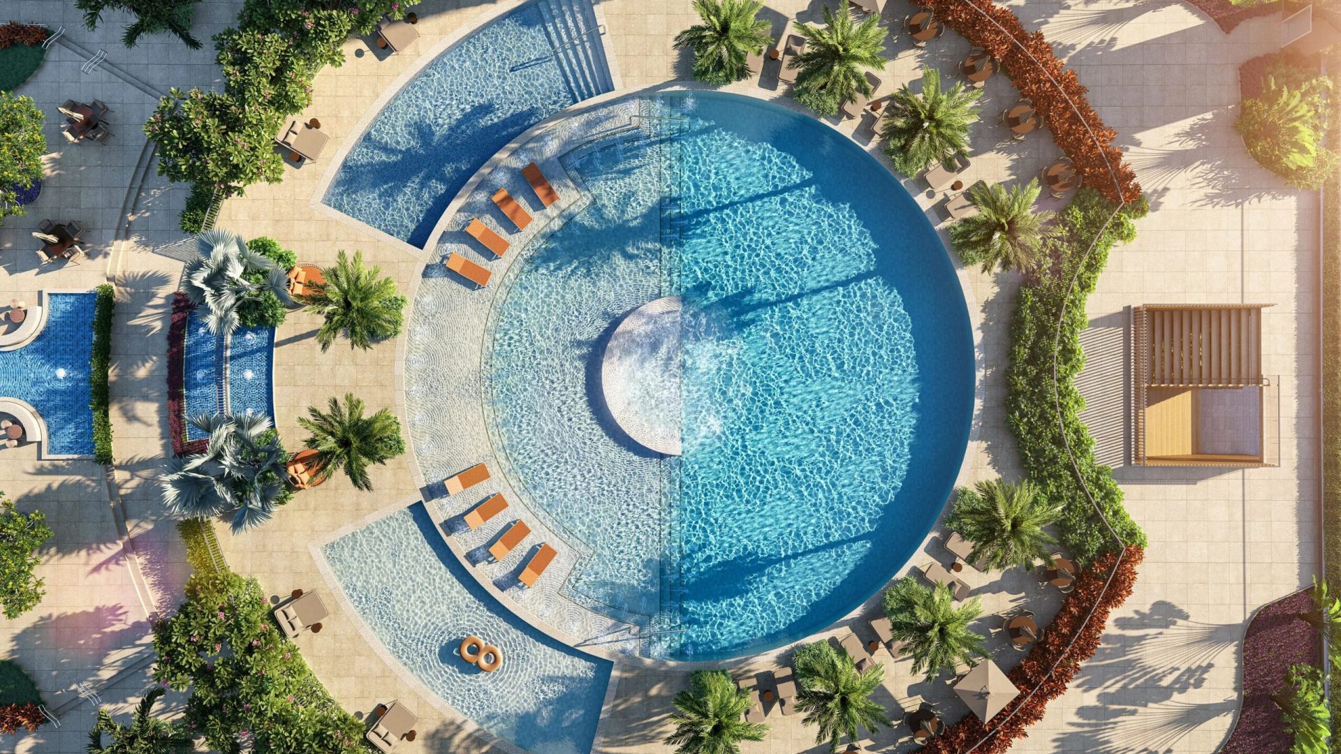 Ilustração Artística - Piscinas, solário e deck molhado (3)_0